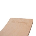 Wooden Balance Board 80x30cm, Natural, Grey Highway Felt