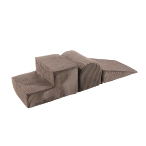 Aesthetic Foam 3 elements Playset, Corduroy, Brown