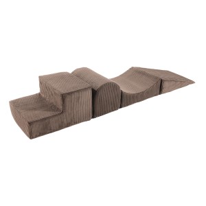 Aesthetic Foam 4 elements Playset, Corduroy, Brown