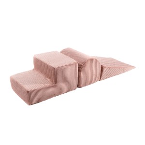 Aesthetic Foam 3 elements Playset, Corduroy, Pink
