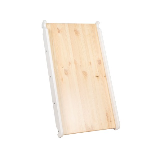 Slide-climbing wall 2in1, Wooden, White.