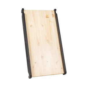 Slide-climbing wall 2in1, Wooden, Black.