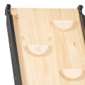 Slide-climbing wall 2in1, Wooden, Black.
