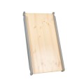 Slide-climbing wall 2in1, Wooden, Grey.