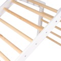 Wooden Large Pikler 112x61x94 for Children Climbing Triangle for Kids, White