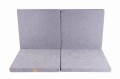 Velvet Play mat Square Light Gray