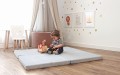 Velvet Play mat Square Light Gray