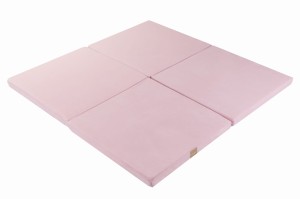 Velvet Play mat Square Light Pink