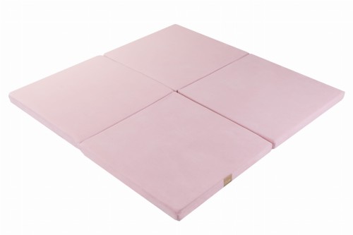 Velvet Play mat Square Light Pink