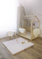 Velvet Play mat Square Light Pink