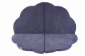 Velvet Play mat Cloud Blue-Gray