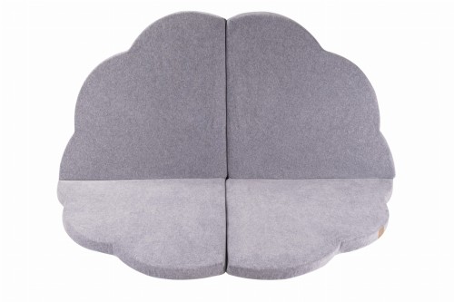 Velvet Play mat Cloud Light Gray