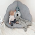 Velvet Play mat Cloud Light Gray