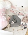 Velvet Play mat Cloud Light Gray