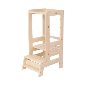 Wooden Learning Tower, Natural