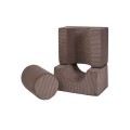 Aesthetic Shape Set 3-elements, brown