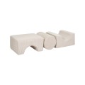 Aesthetic Shape Set 3-elements, ecru