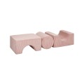 Aesthetic Shape Set 3-elements, powder pink