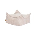 Aesthetic Square Puff, Ecru