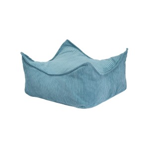 Aesthetic Square Puff, Turquoise