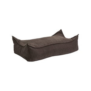 Aesthetic Rectangular Puff, Brown
