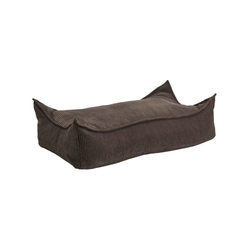 Aesthetic Rectangular Puff, Brown