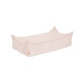 Aesthetic Rectangular Puff, Ecru