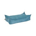 Aesthetic Rectangular Puff, Turquoise