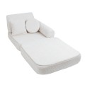 Boucle Pocket Plus Kids Sofa, White