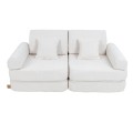 Boucle Pocket Plus Kids Sofa, White