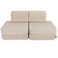 Slimcord Pocket Basic Kids Sofa, Beige