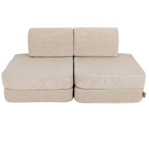 Slimcord Pocket Basic Kids Sofa, Beige