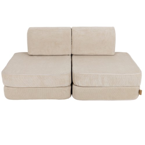 Slimcord Pocket Basic Kids Sofa, Beige