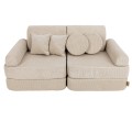 Slimcord Pocket Plus Kids Sofa, Ecru