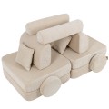 Slimcord Pocket Plus Kids Sofa, Ecru