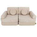 Slimcord Pocket Plus Kids Sofa, Ecru
