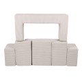 Aesthetic Bricks Kids Sofa, Ecru