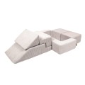 Aesthetic Bricks Kids Sofa, Ecru