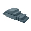 Aesthetic Bricks Kids Sofa, Turquoise