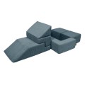 Aesthetic Bricks Kids Sofa, Turquoise