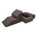 Aesthetic Bricks Kids Sofa, Brown