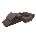 Aesthetic Bricks Kids Sofa, Brown