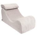 Aesthetic Wave Lounger, Ecru