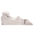 Aesthetic Wave Lounger, Ecru