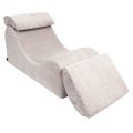 Aesthetic Wave Lounger, Ecru