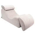 Aesthetic Wave Lounger, Ecru
