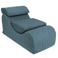 Aesthetic Wave Lounger, Turquise