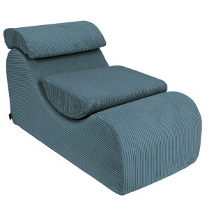 Aesthetic Wave Lounger, Turquise