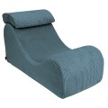 Aesthetic Wave Lounger, Turquise