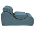 Aesthetic Wave Lounger, Turquise
